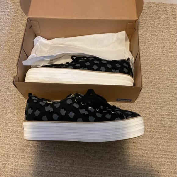 Ked Triple Up Black Gray Platform Sneakers sz 11 - Picture 5 of 8